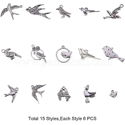 Сплавочные подвески тибетского стиля&nbsp;PALLOY-PH0012-40