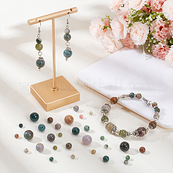 4 нити 4 стиля натуральные индийские агаты бусины нити G-OC0005-15