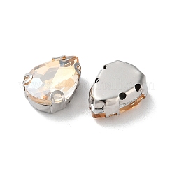 Larme coudre sur strass&nbsp;RGLA-L028-09F-04