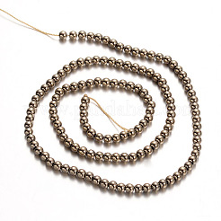 Гальваническим немагнитные нити шарик синтетический гематит G-E304-51-4mm