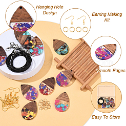 Наборы для самостоятельного изготовления сережек и ожерелий&nbsp;DIY-YW0012-34