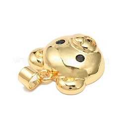 Латунные микро проложить кубического циркония подвески&nbsp;ZIRC-F139-01G