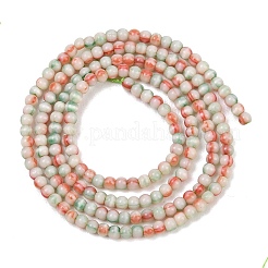 Фарфора ручной работы бисер нитей&nbsp;PORC-P034-2mm-01