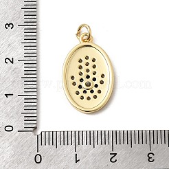 Colgante micropavé cubic zirconia de latón&nbsp;KK-H267-070G
