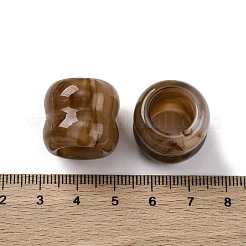 Perles acryliques opaques bicolores&nbsp;OACR-Z025-01A