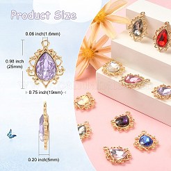 Подвески из сплава 24шт 12 цветов PALLOY-CJ0002-25