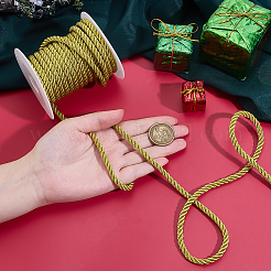 10 ярд 3-слойных полиэфирных шнуров круглой скрутки&nbsp;OCOR-PH0006-69A