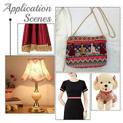 50м полиэстеровая волнистая лента&nbsp;OCOR-AR0001-93