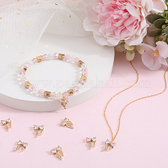 8шт латунные микропаве прозрачные кубические циркониевые подвески FIND-BBC0003-56