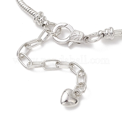 Браслеты в европейском стиле из сплава и полимерной глины с подвесками-стразами&nbsp;BJEW-JB13262