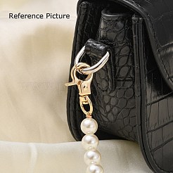 亜鉛合金回転式ナスカン  ミックスカラー  42x21.5~22x8mm  穴：6x8.5mm&nbsp;IFIN-F149-G