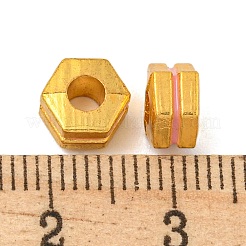 Perle di smalto in ottone&nbsp;KK-P277-44G-01