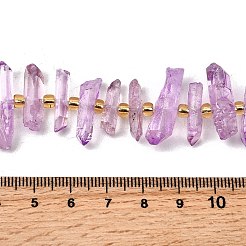 Природных кристаллов кварца бисер нитей G-F800-C20