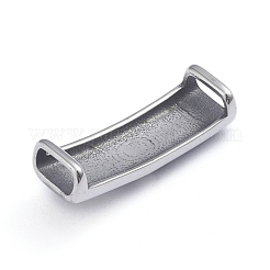 Ретро 304 нержавеющая сталь скользящие подвески/слайдерные бусины STAS-L243-006AS