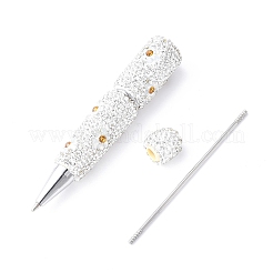 Ручка из сплава с бусинами&nbsp;AJEW-A066-02D