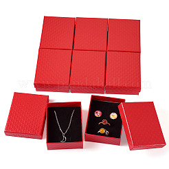 Boîtes de rangement cadeaux en carton texturé losange&nbsp;CON-TAC0010-03A-04