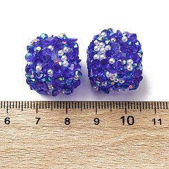 Бусины со стразами из смолы OACR-U009-01E