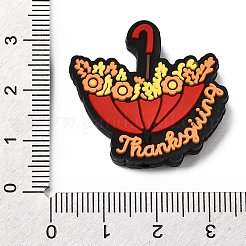 Силиконовые бусины на тему Дня благодарения SIL-J001-01A