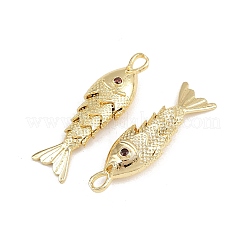 Colgante micropavé cubic zirconia de latón&nbsp;KK-A269-01B-G