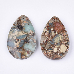 Синтетические подвески Aqua Terra Jasper&nbsp;G-S329-078