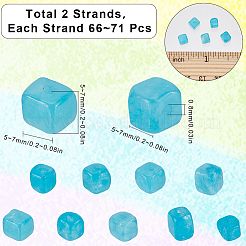 2 нити нити бусин из натурального кварца G-SC0002-96
