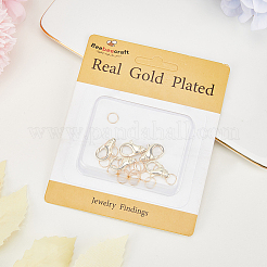 6 шт. латунные застежки-лобстеры DIY-BBC0001-54