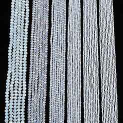 Стеклянные бусины с гальваническим покрытием  X-EGLA-A044-J6mm-B06