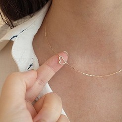 Женские цепочки-сердечки из стерлингового серебра с одним звеном FS-WGA5BCE-01