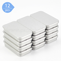 Пустая коробка из белой жести CON-WH0076-74S