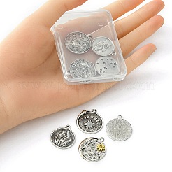 8шт 8 стиля подвески из сплава в тибетском стиле&nbsp;FIND-YW0003-41