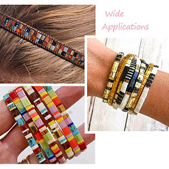 200 шт. 10 вида прозрачных стеклянных бусин SEED-CD0001-05