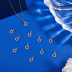 14шт латунные микропаве прозрачные кубические циркониевые подвески&nbsp;KK-GO0002-27