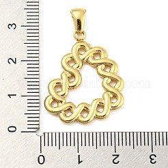 304ステンレスペンダント  ハートチャーム  ゴールドカラー  26x27.5x2mm  穴：5x3mm&nbsp;STAS-E201-04G