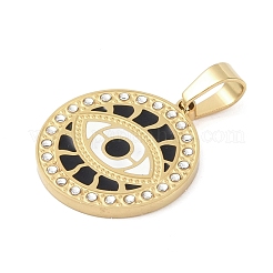 Ионное покрытие (ip) 304 нержавеющая сталь эмаль стразы подвески STAS-Q325-03F-G