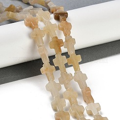 Природный Топаз нефрита бисер нитей&nbsp;G-I369-A10-02