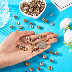 Handgemachte Polymer Clay Strass Pavé Disco Perlen&nbsp;RB-TA0001-20B