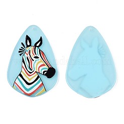 Полупрозрачные подвески из ацетата целлюлозы (смолы) KY-T040-34A