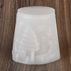 Рождественские силиконовые Молды для свечей своими руками AJEW-U014-02A