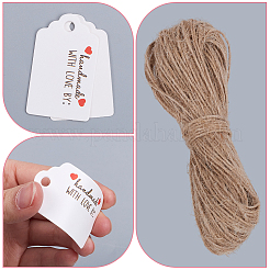 150шт бумажные подарочные бирки CDIS-SP0001-21D