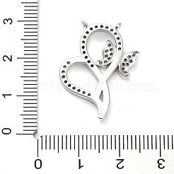 Латунные микро проложить кубического циркония подвески KK-L229-071P