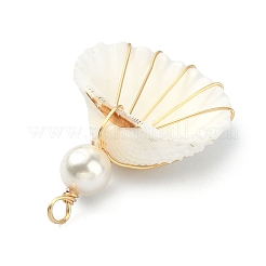 Подвески из натуральной оболочки из медной проволоки PALLOY-TA00078-02