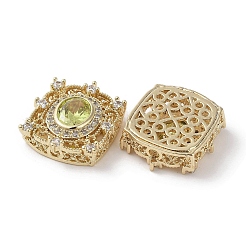 Perles de zircone cubique micro pave en Laiton&nbsp;KK-G491-36G-03