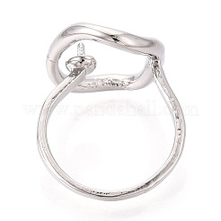 Овальные латунные колышки для колец KK-N274-38P