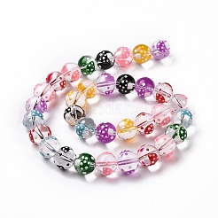 Vetro con perle di smalto&nbsp;LAMP-P058-01I