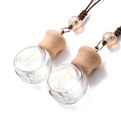 Подвески из пустых флаконов духов HJEW-C009-03