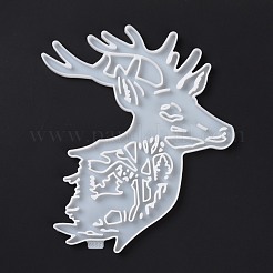 Weihnachts Rentier Anhänger Silikonformen&nbsp;DIY-K051-11