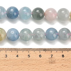 Природные морганит нитей бисера G-H329-C10-10mm-AB