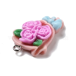 Подвески из непрозрачной смолы RESI-D055-049P