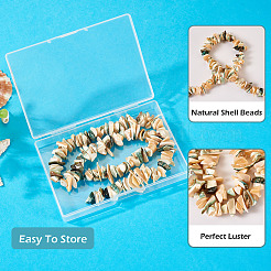 1 нить бусин из натуральных ракушек&nbsp;SSHEL-TA0001-12