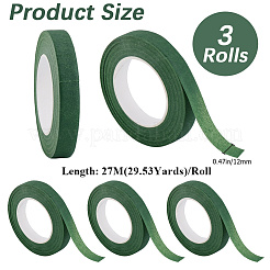 3 рулон бумажной флористической ленты для обмотки стебля букета DIY-GF0011-25